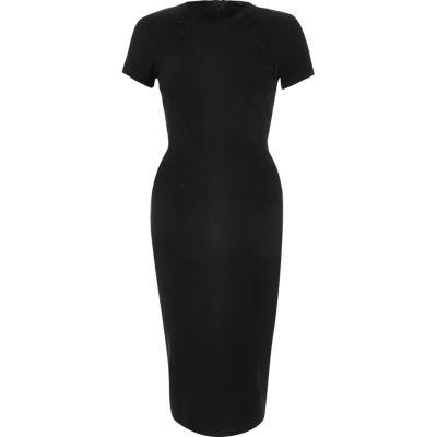 River Island Womens Trellis Trim Bodycon Dress