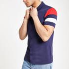 River Island Mens Button Down Slim Fit Jersey Shirt