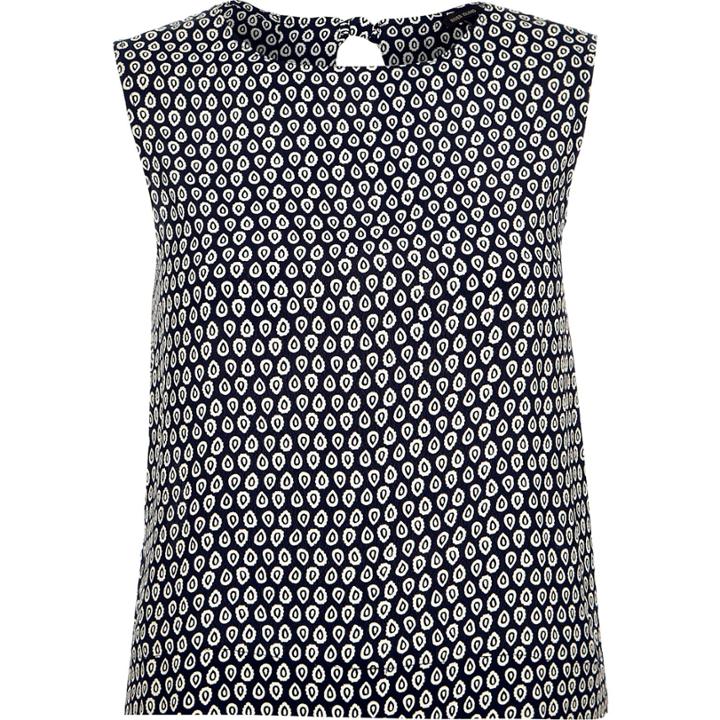River Island Womens Print Bow Back Tank Top