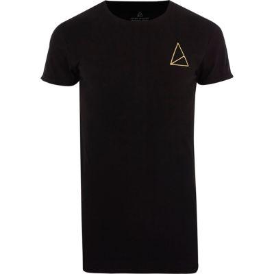 River Island Mens Golden Equation Short Sleeve T-shirt