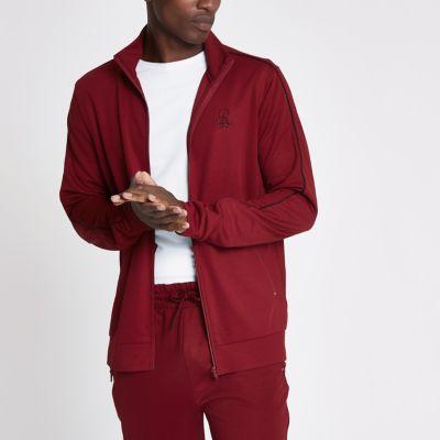River Island Mens Piped Slim Fit Tracksuit Jacket