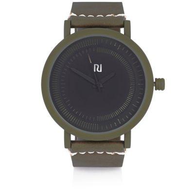 River Island Mens Rubber Minimal Watch