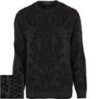 River Island Mens Baroque Chunky Knit Sweater