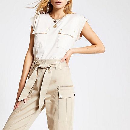 River Island Womens Utility T-shirt