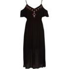 River Island Womens Embroidered Frill Maxi Cami Dress