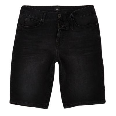 River Island Mens Ollie Super Skinny Spray On Shorts