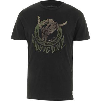 River Island Mens Jack And Jones Vintage Skeleton T-shirt