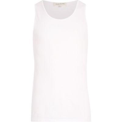River Island Mens White Plaink