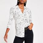 River Island Womens Heart Print Shirt