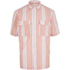 River Island Mens Stripe Double Pocket Shirt