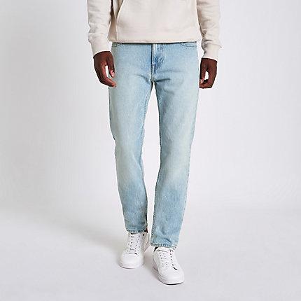 River Island Mens Lee Wash Slim Fit Rider Jeans