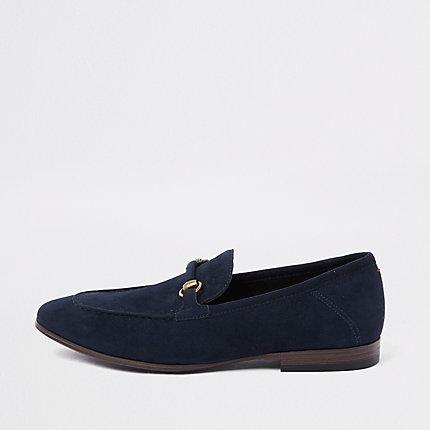 River Island Mens Faux Suede Snaffle Loafer