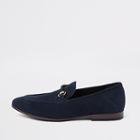 River Island Mens Faux Suede Snaffle Loafer