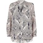 River Island Womens Paisley Print 2 In 1 Blouse