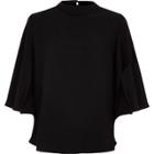 River Island Womens Open Back Flare Sleeve Top