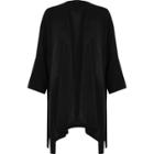 River Island Womens 3/4 Sleeve Tie Kimono Cardigan