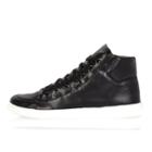 River Island Mensblack High Top D-ring Trainers