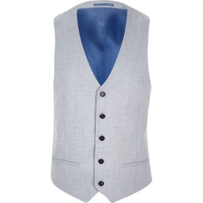 River Island Mens Slim Vest