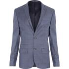 River Island Mens Checked Slim Suit Jacket