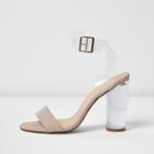 River Island Womens Blush Heel Barely There Sandals