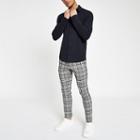 River Island Mens Button Down Muscle Long Sleeve Shirt