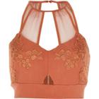 River Island Womens Lace And Mesh Bralette