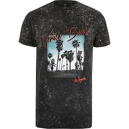 River Island Mens 'venice Beach' Slim Fit T-shirt
