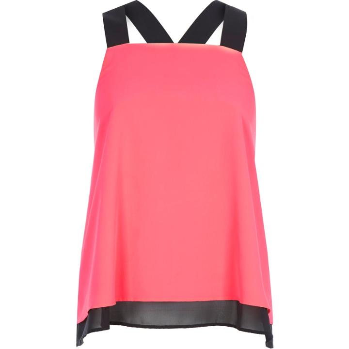 River Island Womens Chiffon Hem Cami