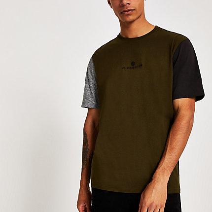 River Island Mens Contrast Short Sleeve T-shirt