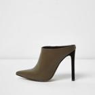 River Island Womens Pointed Toe Heeled Mules