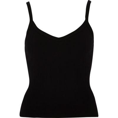 River Island Womens Ribbed Cami Crop Top