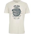 River Island Mens White Jack And Jones Vintage Print T-shirt