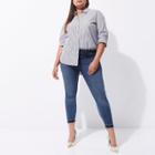 River Island Womens Plus Released Hem Skinny Molly Jeggings