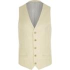River Island Mens Single-breasted Slim Fit Waistcoat