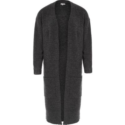River Island Womens Longline Ribbed Cardigan
