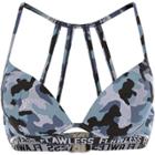 River Island Womens Camouflage Print Bikini Top