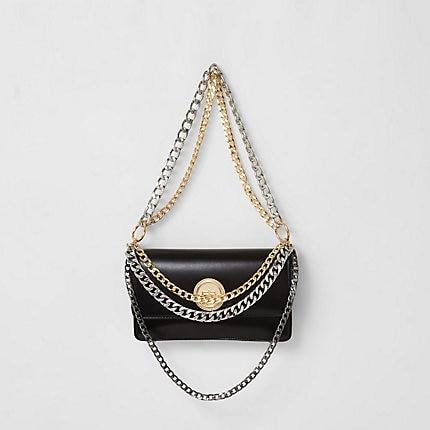 River Island Womens Layered Chain Underarm Bag
