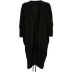 River Island Womens Oversized Ruched Back Cardigan
