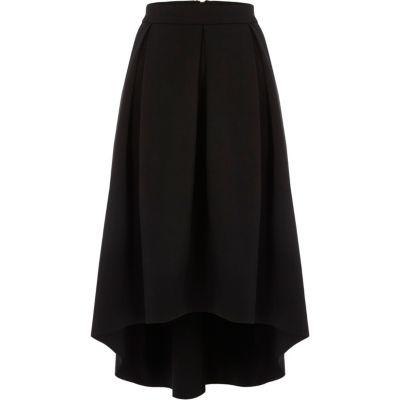 River Island Womens Scuba High-low Midi Skirt