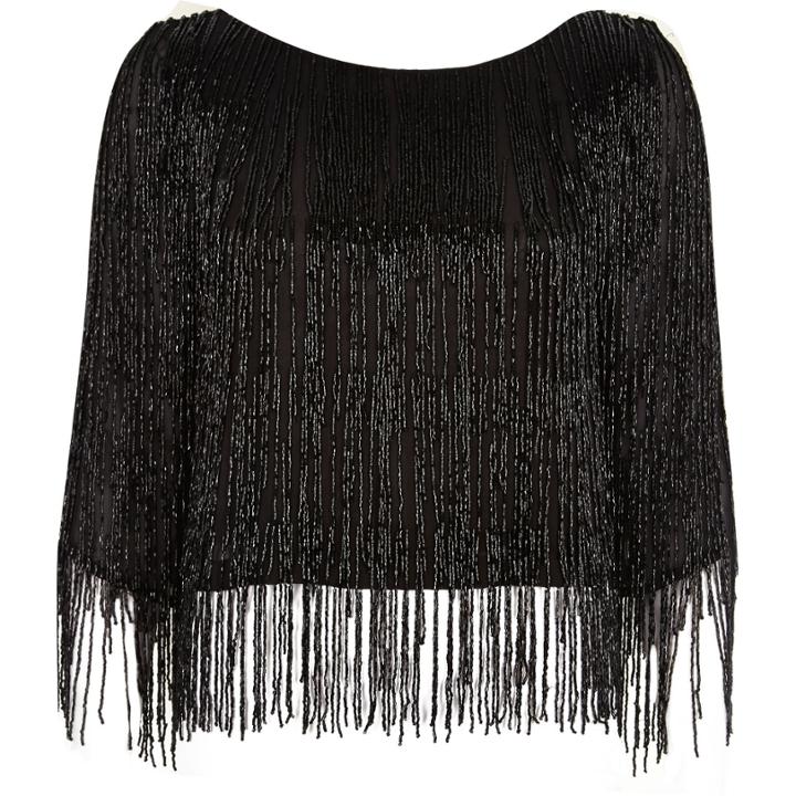River Island Womens Bead Embellished Crop Top