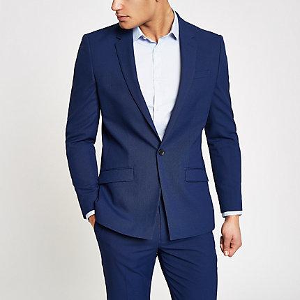 River Island Mens Bright Stretch Slim Fit Suit Jacket