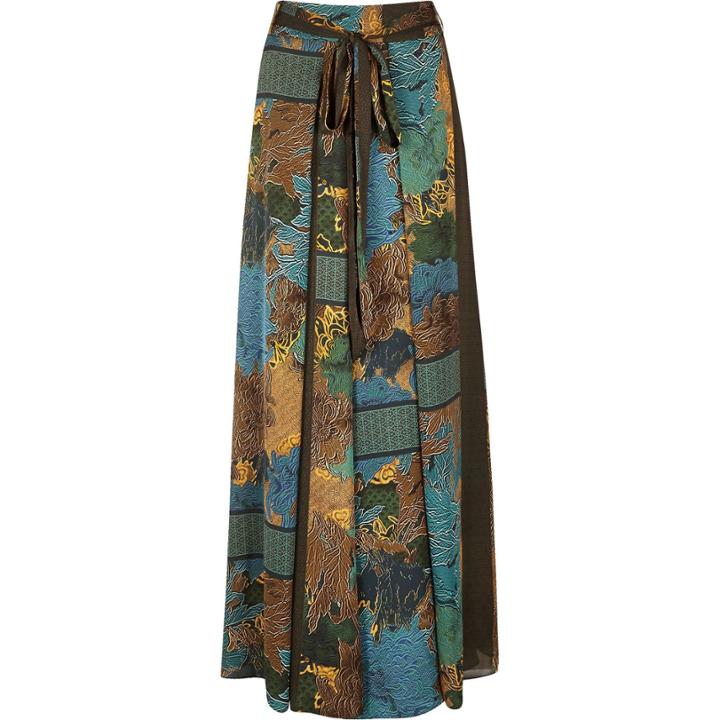 River Island Womens Print Bow Front Palazzo Pants