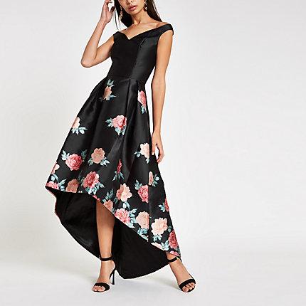 River Island Womens Chi Chi London Bardot Skater Dress