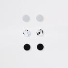 River Island Mens Plug Marble Earrings 3 Pack