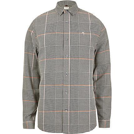 River Island Mens Big And Tall Check Print Shirt