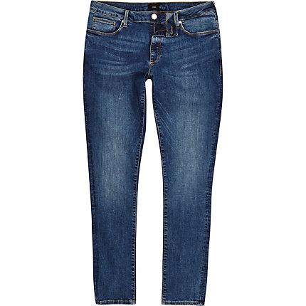 River Island Mens Big And Tall Ollie Spray On Jeans