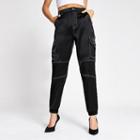 River Island Womens Contrast Stitch Satin Trousers