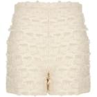 River Island Womens Fringe Detail High Waisted Shorts