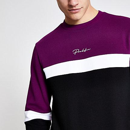 River Island Mens 'prolific' Block Slim Fit Sweatshirt