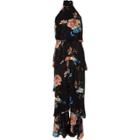 River Island Womens Floral Frill Wide Leg Halter Jumpsuit